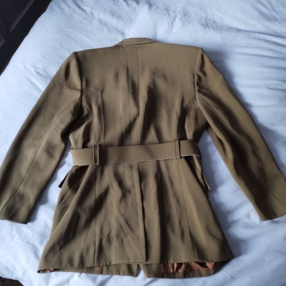 Louben Women's Olive Green Utilitarian Coat | Size US 10 - Picture 2 of 13